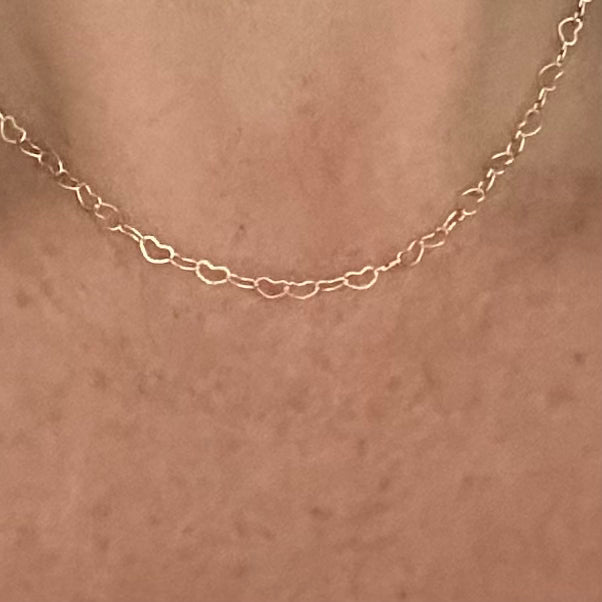 Naszyjnik Choker Amore Heart Link