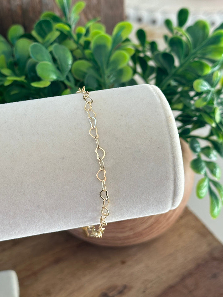 Bransoletka z sercami Mea Heart Links