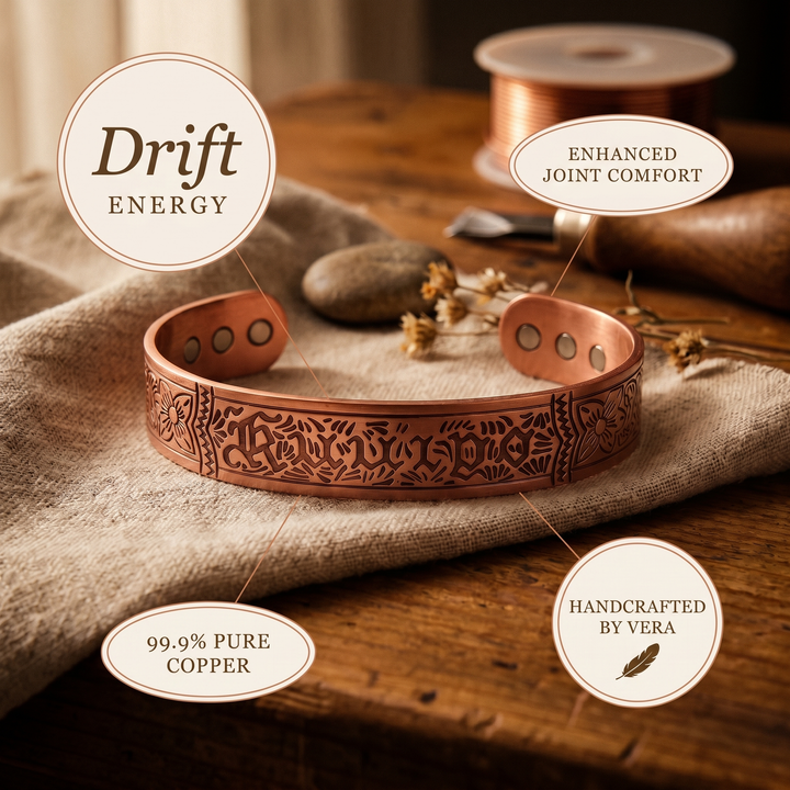 Bransoletka miedziana Vera's Drift