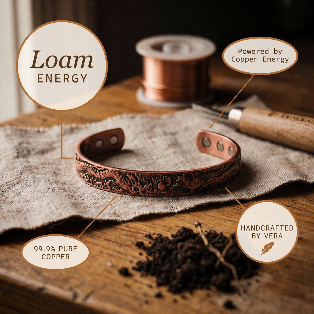 Miedziana Bransoletka Vera's Loam