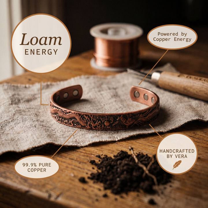 Miedziana Bransoletka Vera's Loam