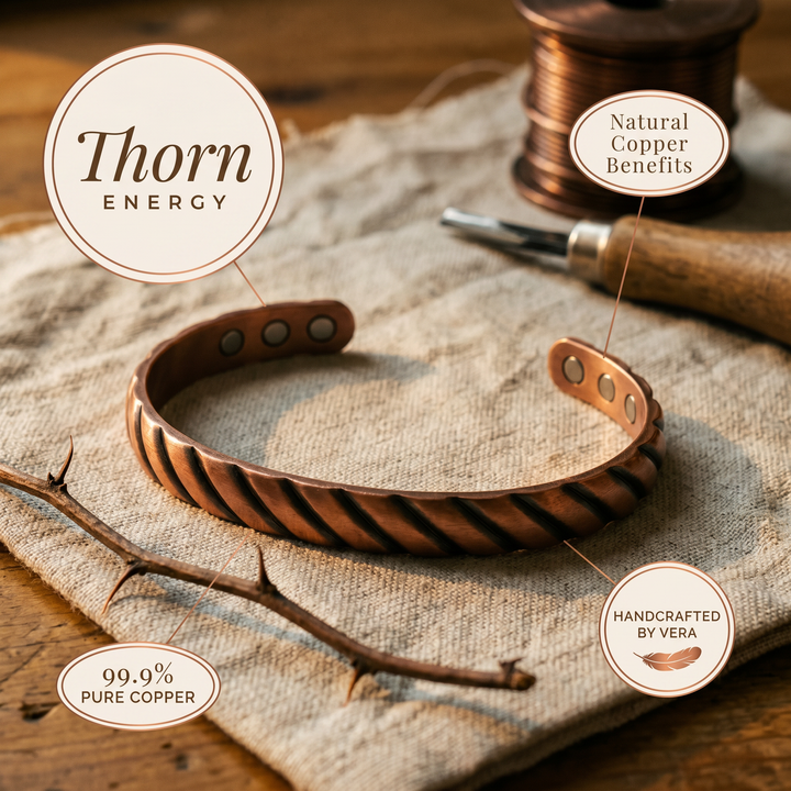 Miedziana Bransoletka Vera's Thorn