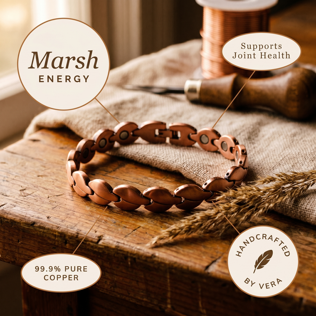 Bransoletka na kostkę Vera's Marsh Copper