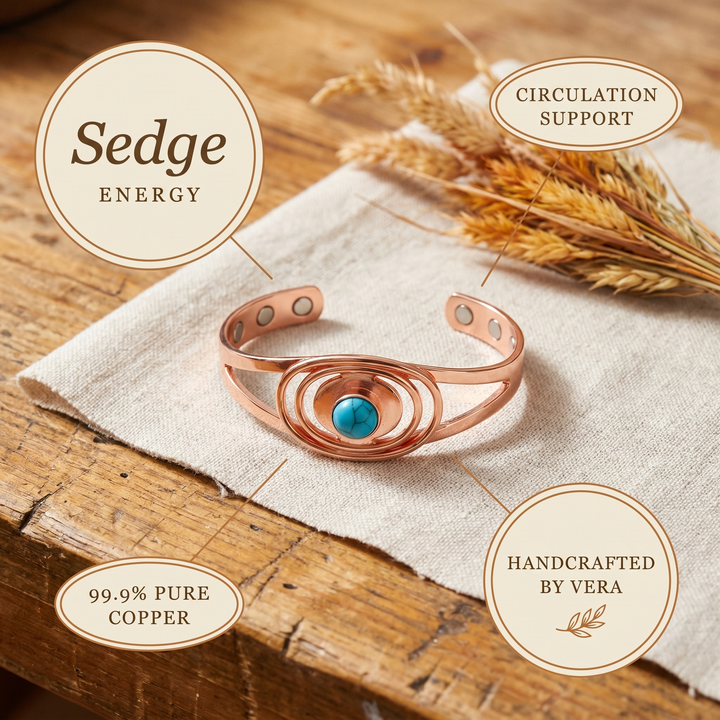 Bransoletka z Miedzi Sedge Vera
