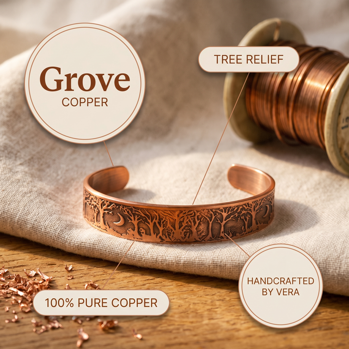 Miedziana Bransoletka Vera's Grove