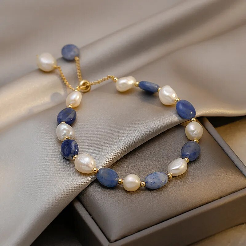 Elegancka Bransoletka z Perłą Oceaniczną